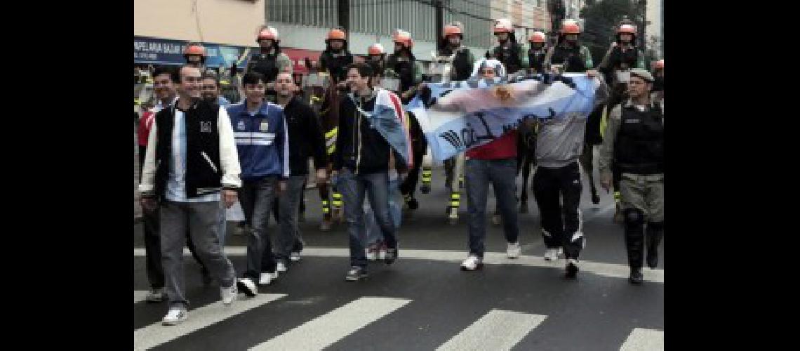 argentinos alientan seleccion