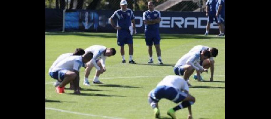 seleccion entrena
