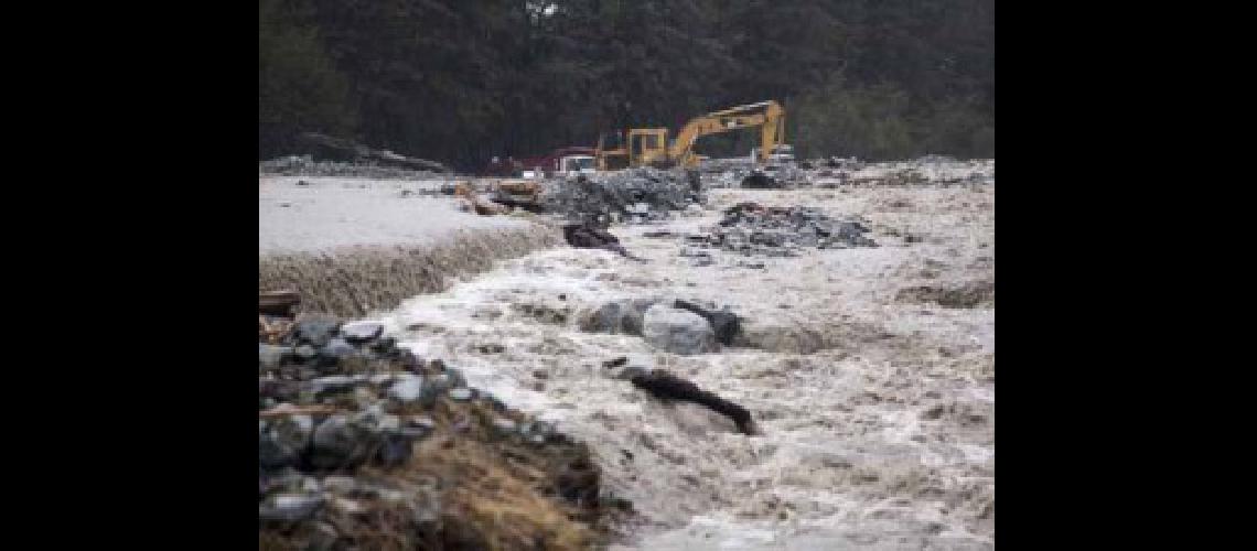Un Alud y Lluvias en Rio Negro