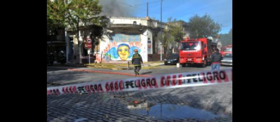 taller incendiado