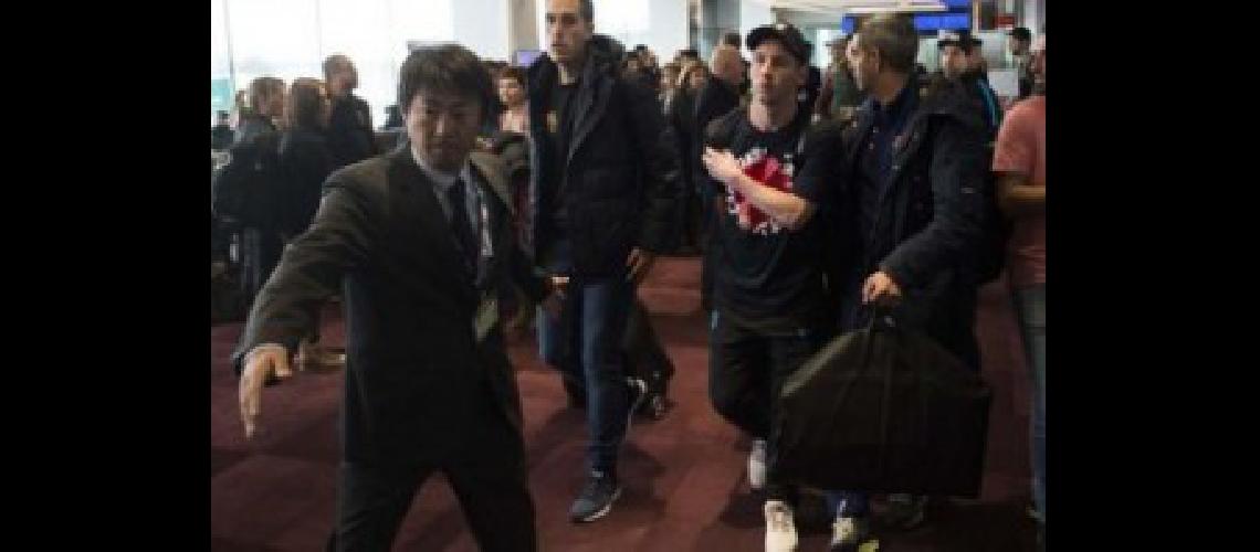 messi aeropuerto