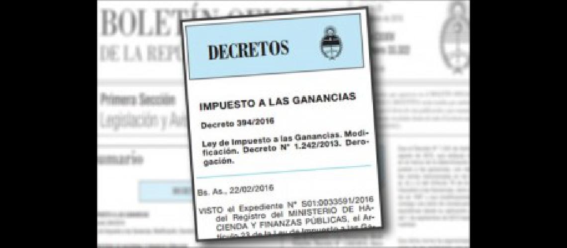 boletin oficial ganancias