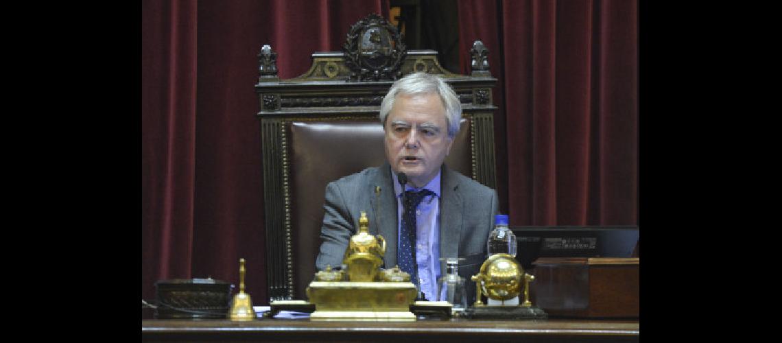 zzzznacp2 NOTICIAS ARGENTINAS BAIRES FEBRERO 23 Vista del Senado de la Nacion donde se tratan los pliegos de los doce embajadores extraordinarios y plenipotenciarios de origen politico y el de la UNESCO propuestos por el poder ejecutivo en el Congreso Nacional FOTO NA Luciano Ingaramo  Prensa Senado zzzz