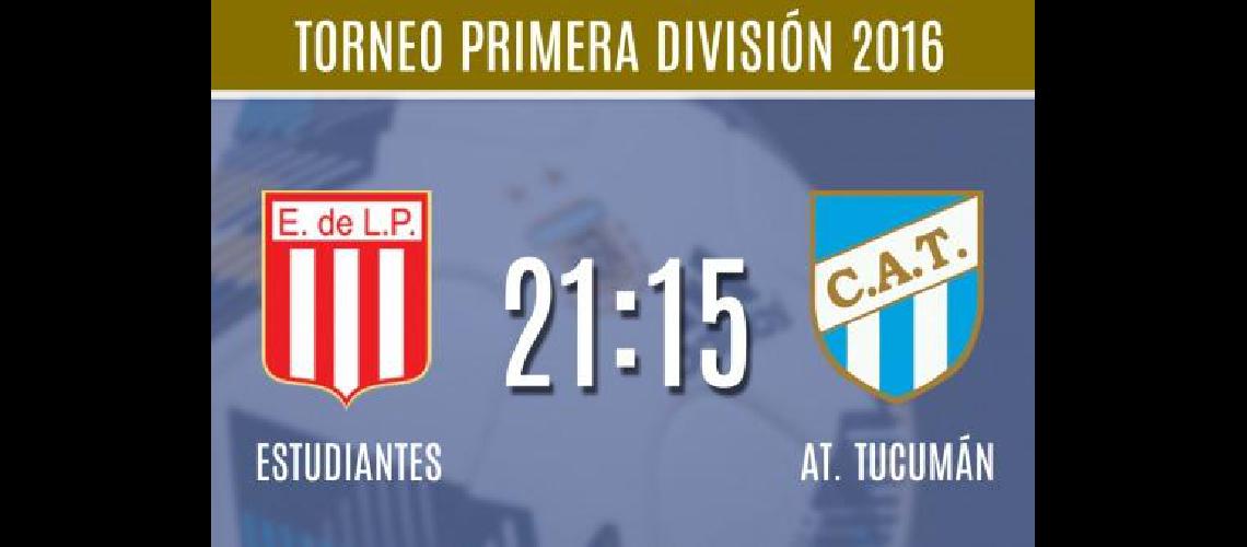 Estudiantes de La Plata recibe a Atleacutetico Tucumaacuten
