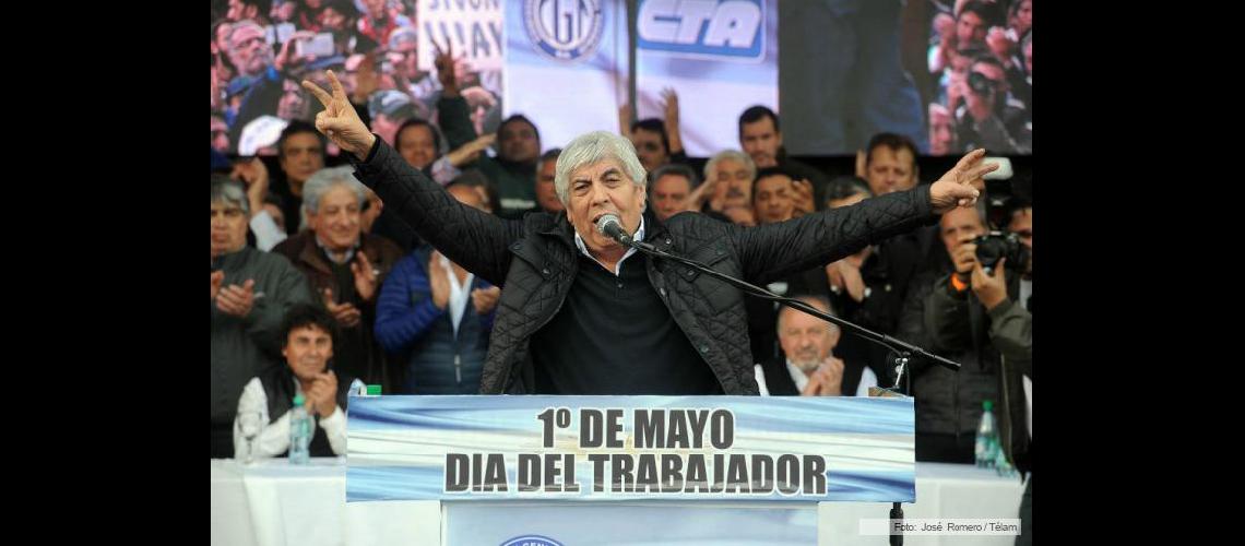 Cuando se reclama por un plato de comida no hay sensibilidad dijo Moyano