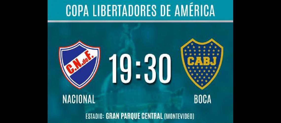 Boca visita a Nacional en busca de un buen resultado para la revancha