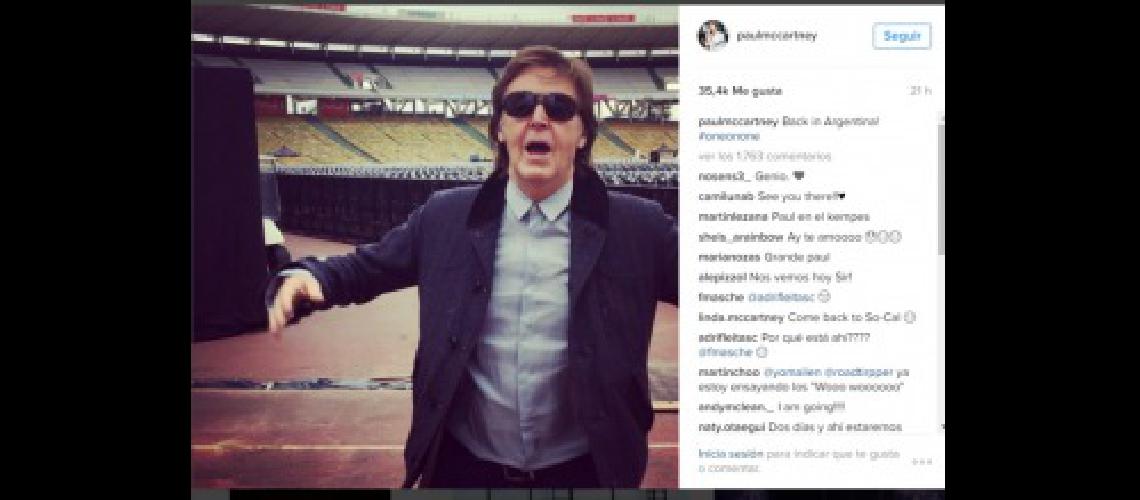 Expectativa por el concierto de Paul McCartney en el estadio Kempes de Coacuterdoba 