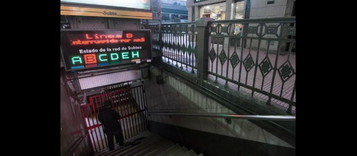 subte paro