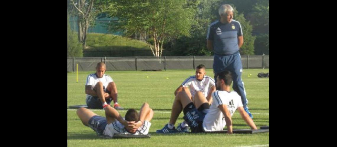 seleccion entrena