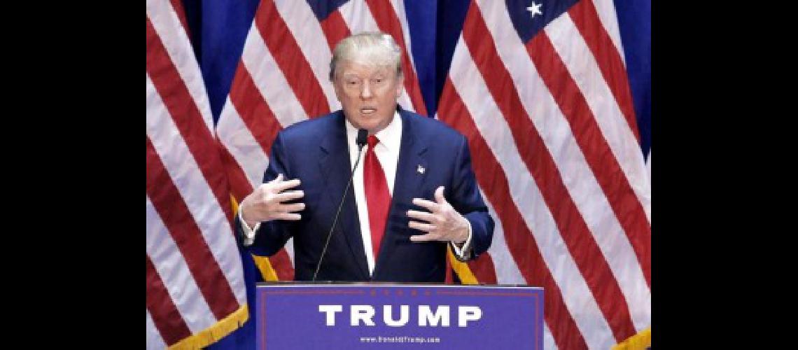 Trump dijo que ganaraacute las elecciones auacuten sin el apoyo del Partido Republicano