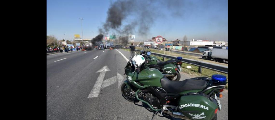 autopista manifestacion