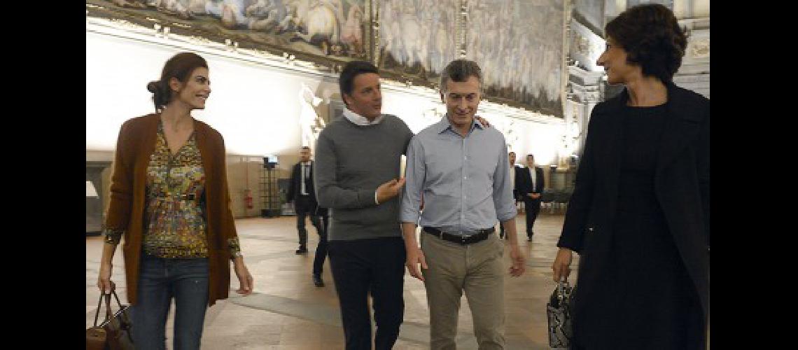 Macri se reunioacute con el primer ministro de Italia Matteo Renzi