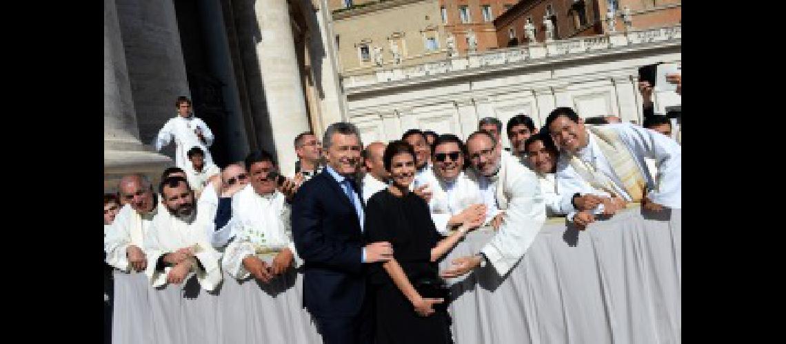 Para el presidente Macri la canonizacioacuten es un hecho histoacuterico que no se va a repetir