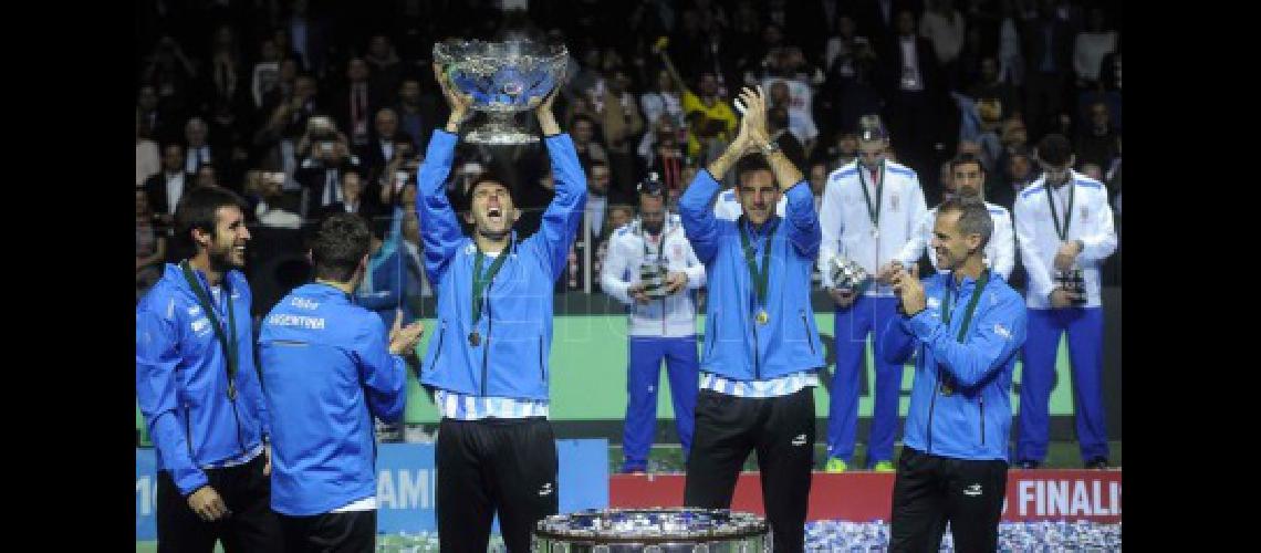 Los campeones de la Copa Davis celebraraacuten en Buenos Aires
