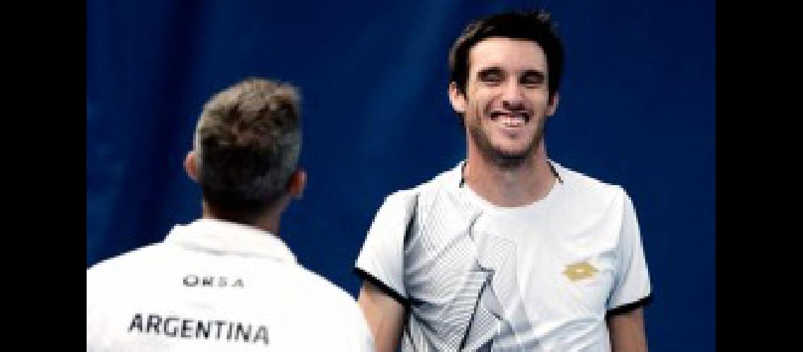 Argentina realiza su primera praacutectica oficial para la serie de Copa Davis ante Italia