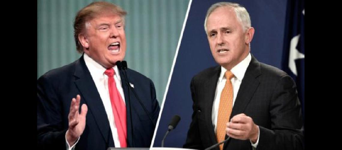Trump le colgoacute al premier de Australia por una disputa sobre refugiados