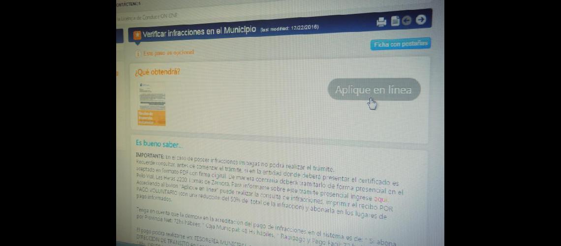 El Certificado de Legalidad de la Licencia ahora por internet
