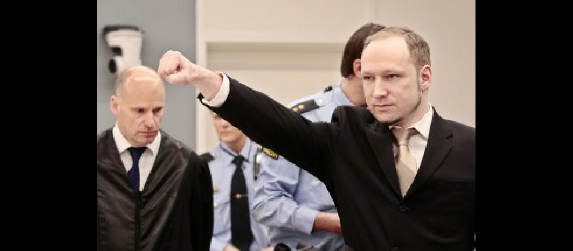 Breivik no recibe un trato inhumano en prisioacuten seguacuten la justicia