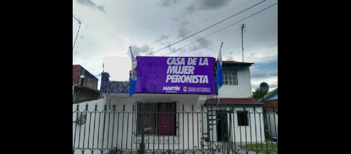 Inauguran hoy en Lomas la Casa de la Mujer Peronista