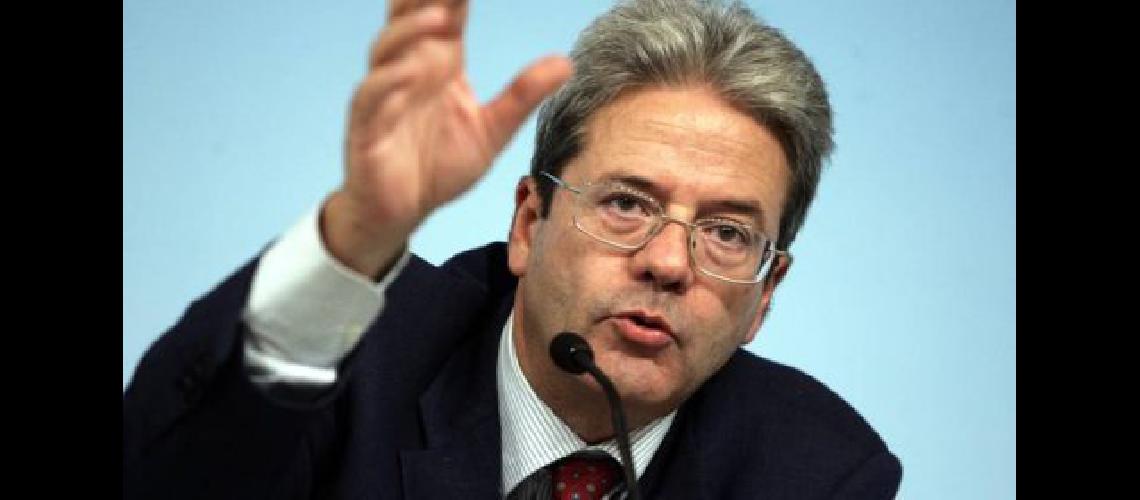 Gentiloni ratificoacute que quiere gobernar hasta el 2018