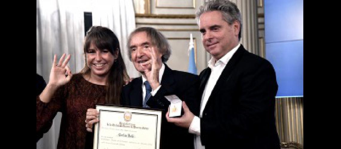 Carlitos Balaacute fue nombrado Ciudadano Ilustre de la Ciudad de Buenos Aires