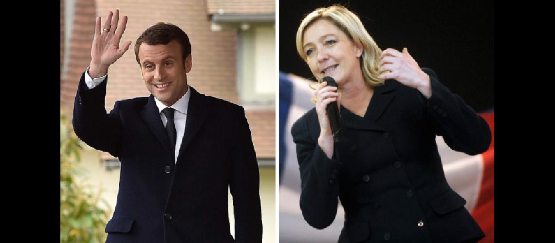 Con el 90-en-porciento- escrutado Macron y Le Pen pasan al balotaje