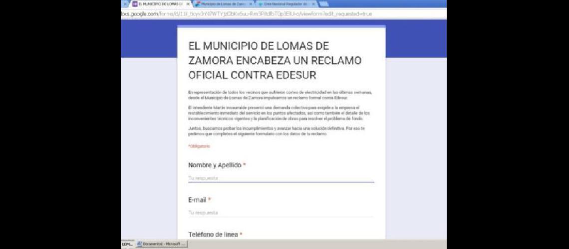 Maacutes vecinos se sumaron al reclamo oficial contra Edesur
