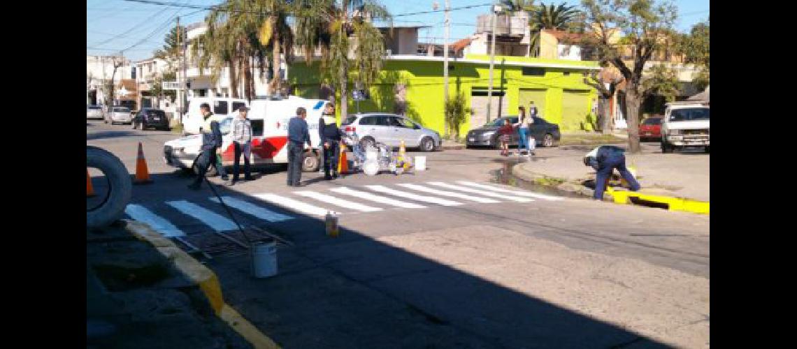Los trabajos de sentildealizacioacuten continuacutean en calles y avenidas