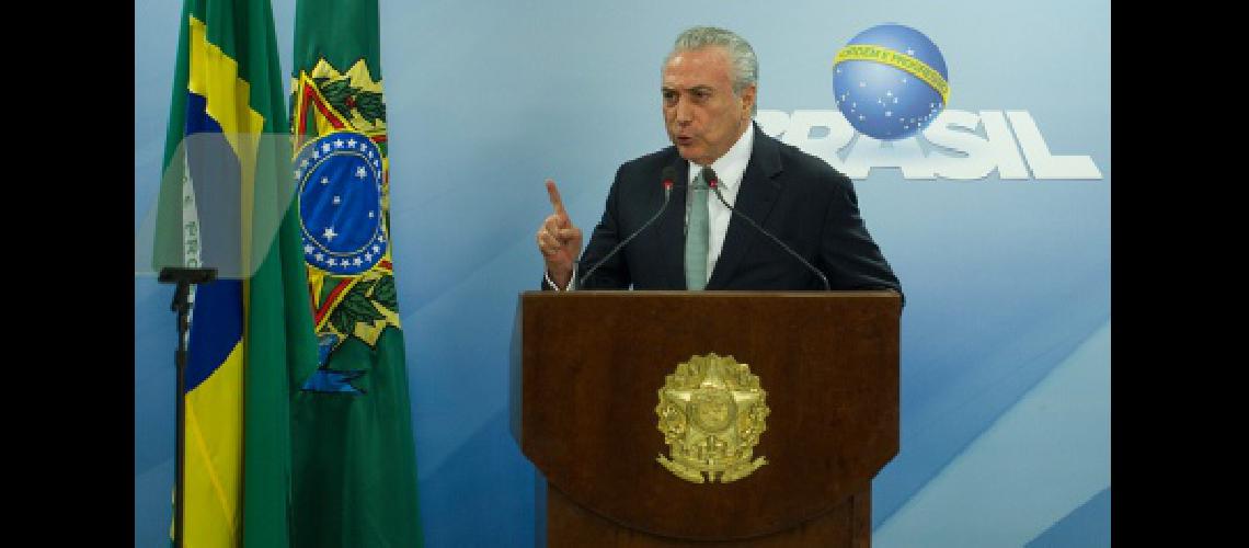 No renunciareacute dijo Temer en medio de la peor crisis de su gobierno por corrupcioacuten
