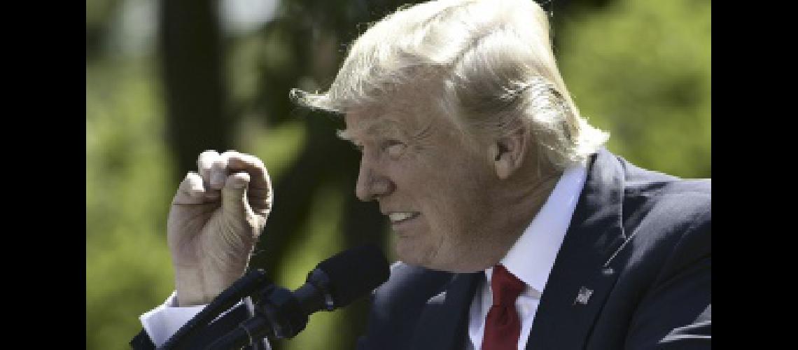 Trump anuncioacute que retiraraacute a EEUU del acuerdo de Pariacutes sobre cambio climaacutetico