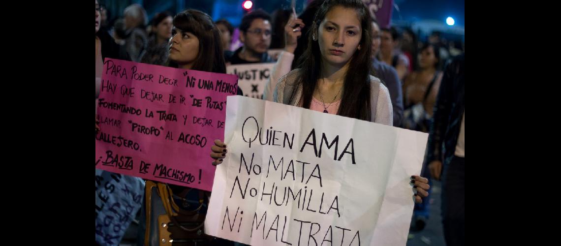 Tercera marcha nacional Ni Una Menos contra la violencia machista