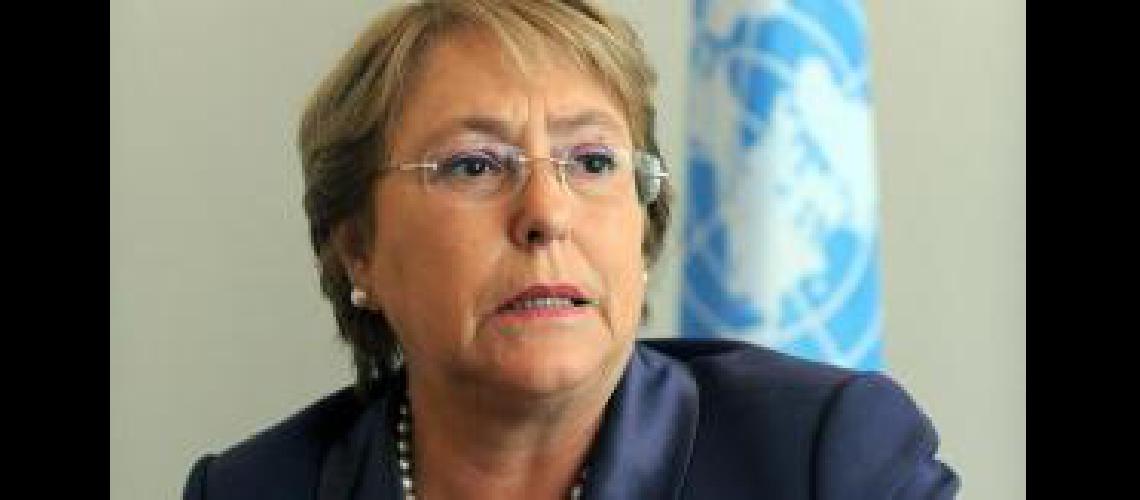 Bachelet ya estaacute en Canadaacute para reunirse con el primer ministro