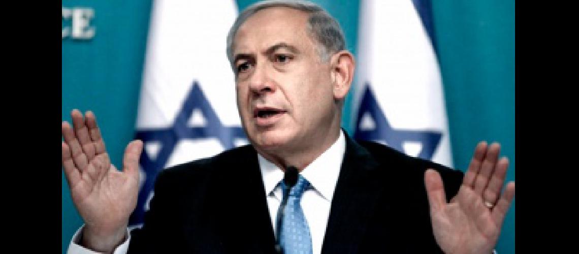 Netanyahu colocoacute la piedra inaugural de la ampliacioacuten de una colonia