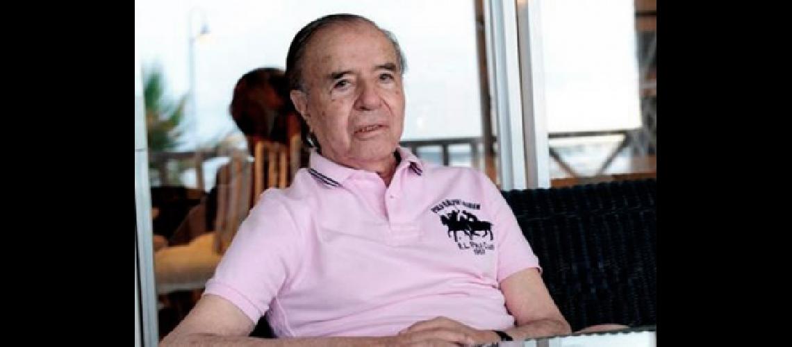Carlos Menem no podraacute ser candidato en las PASO