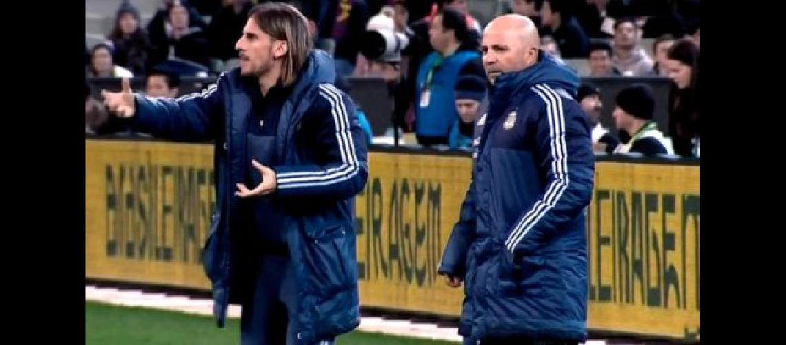 Sampaoli se reunioacute con Fazio Pareja Correa y Perotti en Sevilla