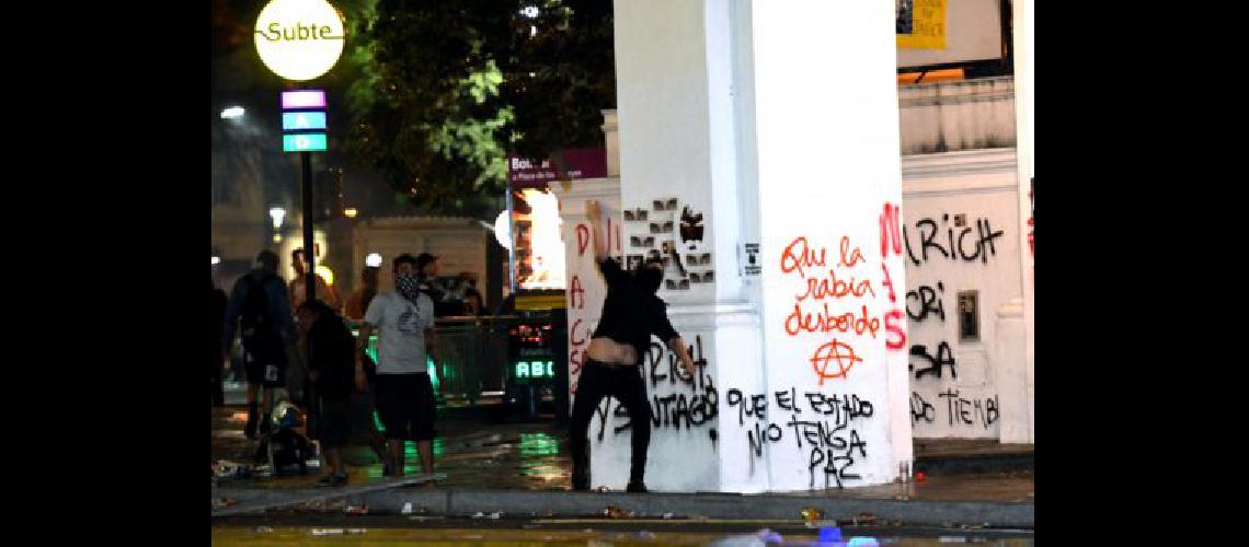 Maldonado- indagan hoy a maacutes detenidos durante la marcha