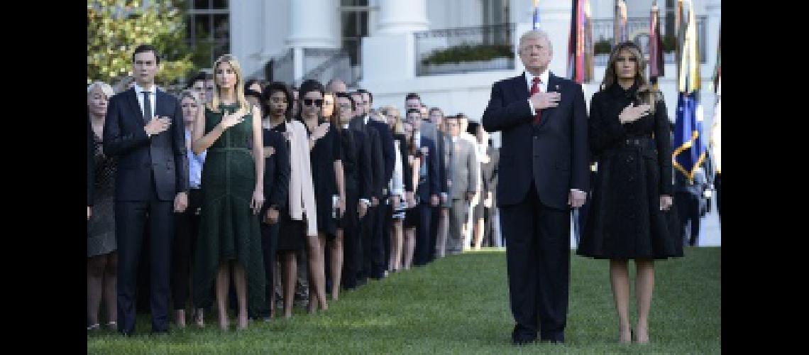 En el aniversario del 11S Trump advierte que EEUU no puede ser intimidado
