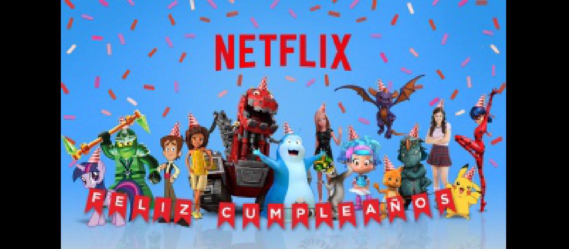 Los personajes de las series de Netflix le cantan el feliz cumpleantildeos a los nintildeos