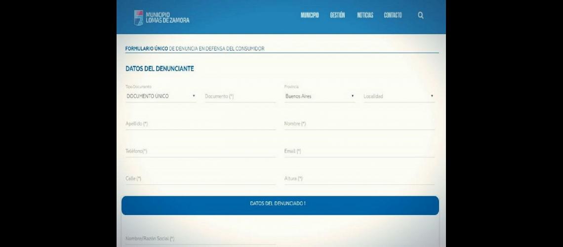 Se pueden hacer los reclamos por la web