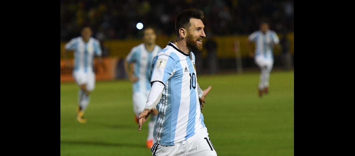 Con un Messi de alto vuelo Argentina logroacute su boleto