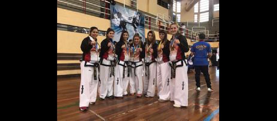 Brilla el taekwondo del Defensores