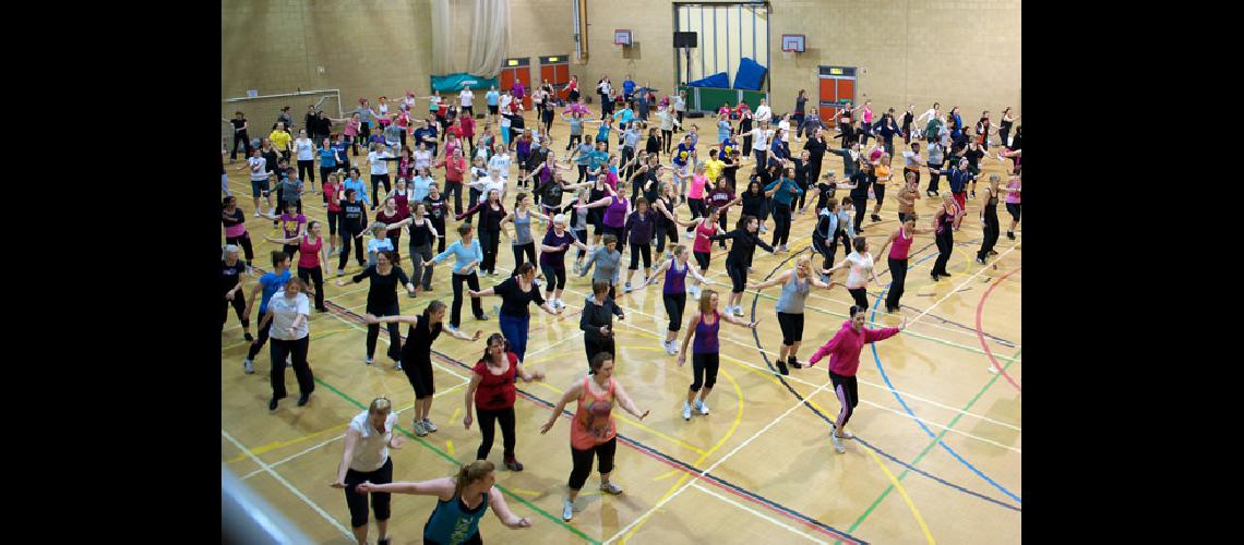 Zumbathon en el Club Los Andes