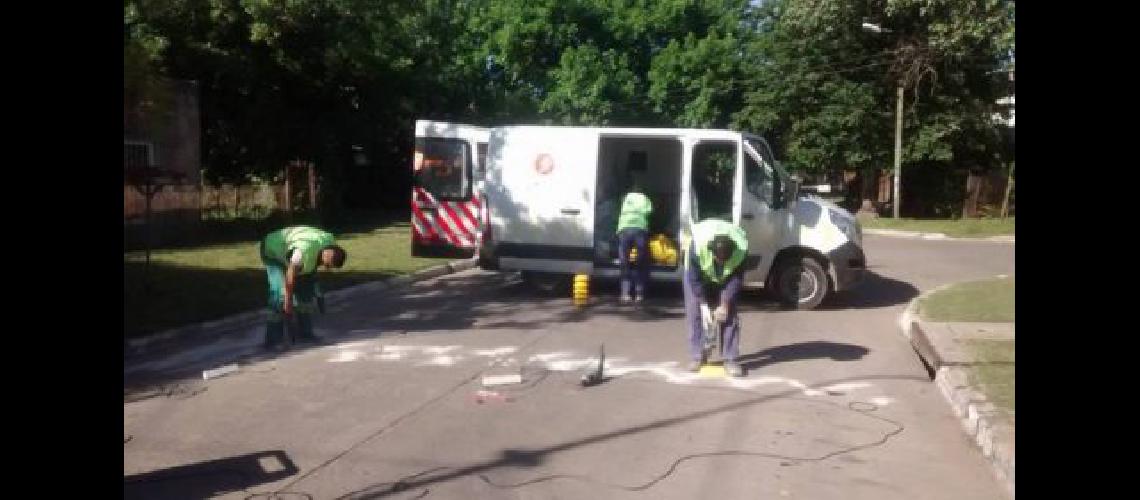 Ezeiza- instalan reductores de velocidad en las calles