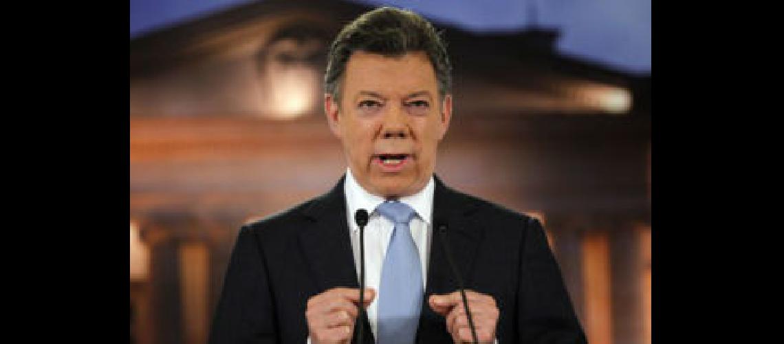 Santos dijo que no quiere dejar una Colombia polarizada a su sucesor