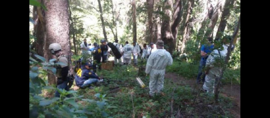 Hallaron vainas de balas en el predio de Villa Mascardi