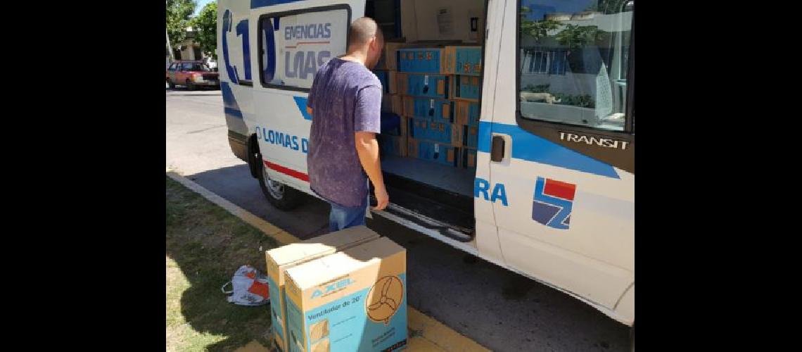 Salud Lomas entrega ventiladores en las unidades sanitarias