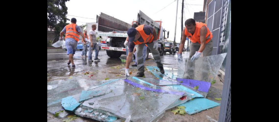 Echeverriacutea- el Municipio trabaja en las zonas afectadas por la tormenta