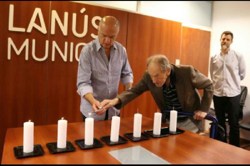 En Lanuacutes homenajearon a las viacutectimas del Holocausto