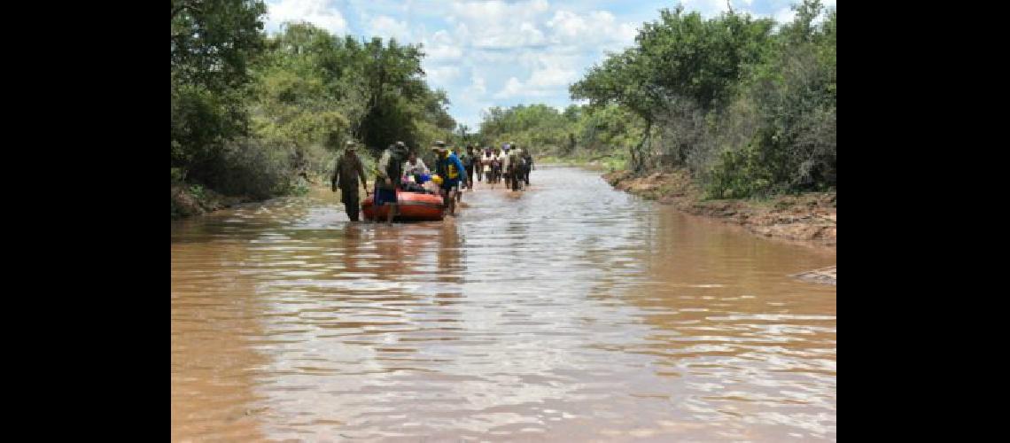 Lo que dejoacute la inundacioacuten en Salta