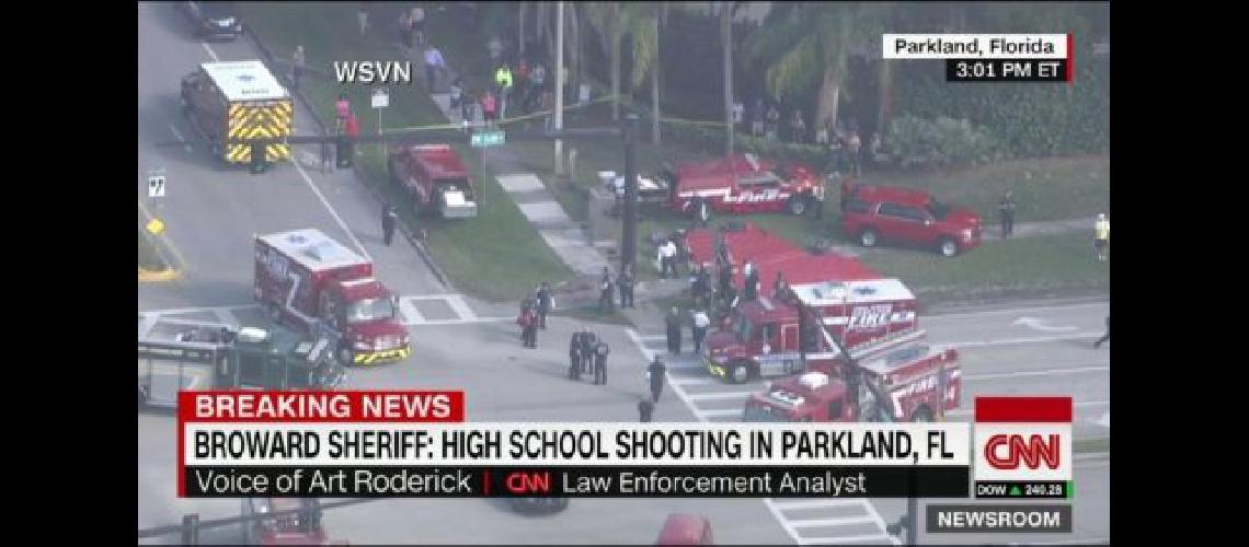 Hubo un tiroteo en una escuela en Florida- hay un muerto y maacutes de 20 heridos